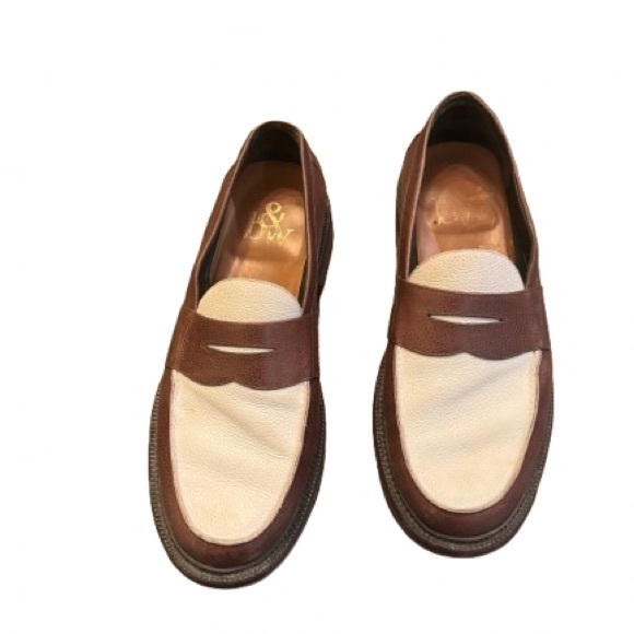 Blackstock and Weber Two-Tone brown loafer - Picture 3 of 4